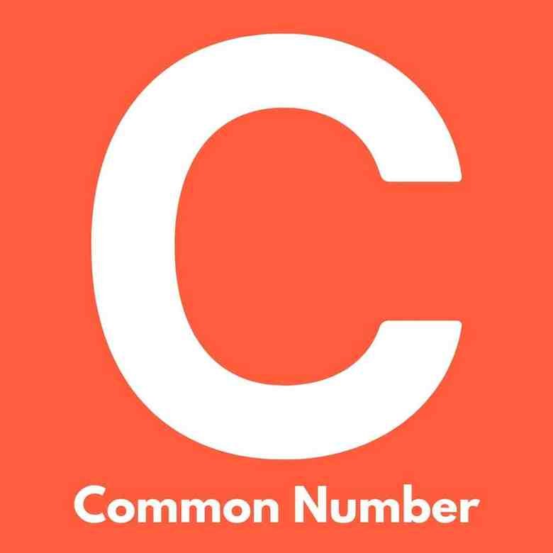 Common Numbers